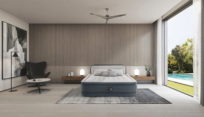 Intex DuraBeam UltraPlushHeadboard Luftbett - Queen 220V Pumpe