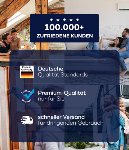 Plid® Anti Schimmel Renovierfarbe Innen Weiss 5L - Sanier-Set
