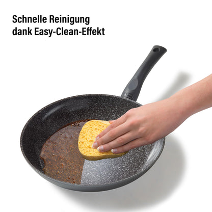 STONELINE Ceramic Bratpfanne 28 cm mit Glasdeckel, PFAS-frei