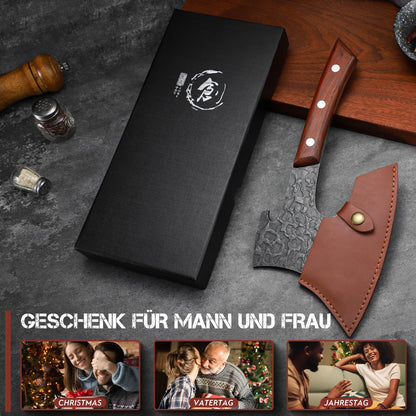 Purple Dragon Hackbeil Full Tang aus 1095 Kohlenstoffstahl