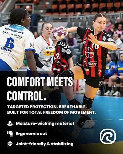 Rehband Knieschützer Neopren Sport Hallensport - Schwarz Gr. M