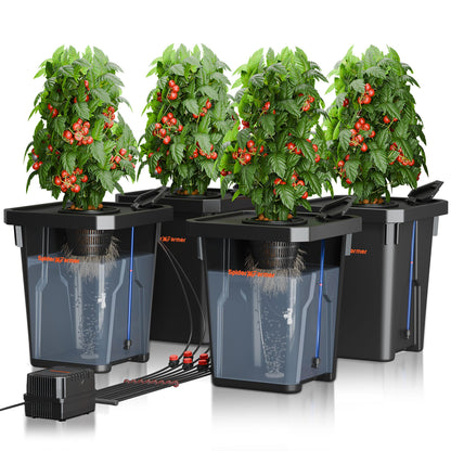 Spider Farmer DWC Hydrokultur Anbausystem 27L - 4 Eimer