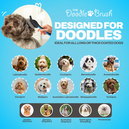 The Doodle Brush Slicker-Hundebürste für Doodle und Langhaar-Hunde