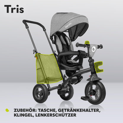 Lionelo Tris 2in1 Dreirad Buggy faltbar – Sitz 180° drehbar