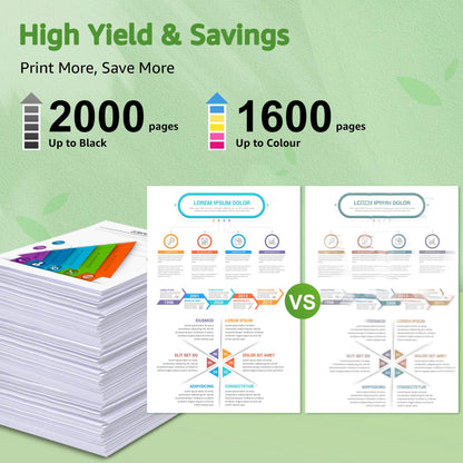 GREENSKY 953XL Druckerpatronen kompatibel für HP OfficeJet 4er-Pack