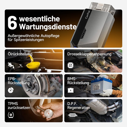 TOPDON Carpal-A OBD2 Bluetooth Diagnosegerät für alle Fahrzeuge