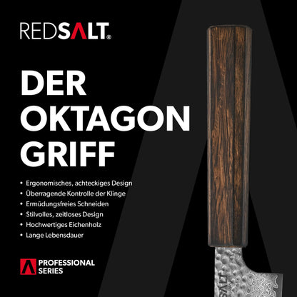 REDSALT Professional Series NAKIRI 17cm Damast Gemüsemesser
