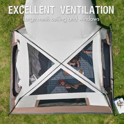 PORTAL Heckzelt 4-5 Personen – 2-in-1 Auto & Sonnensegel