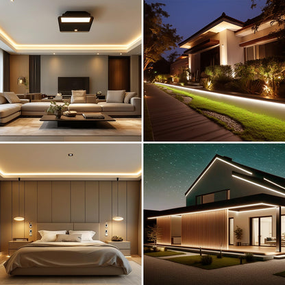 BENLUN 220V COB LED Streifen Aussenbereich - 20M, 3000K Warmweiss