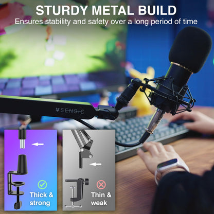 SENSIC SA-30 LP Low Profile Mikrofonständer Tisch