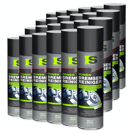 Spraytive Power Bremsenreiniger Spray Industrie. Sprühdose zum Entfetten und Reinigen von Bremsbauteilen, Scheiben und Kupplungen.