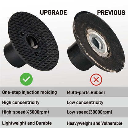 UPWOOD Mini Druckluft Rotationsschleifer Set 50mm - Rechtwinklig