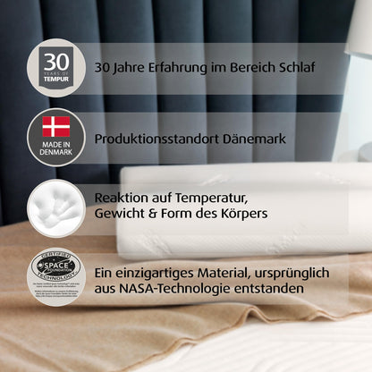 TEMPUR Original Nackenstützkissen – Memory Foam fest, L