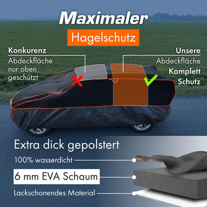 Upgrade4cars Auto Hagelschutzplane Abdeckplane – SUV Grösse L