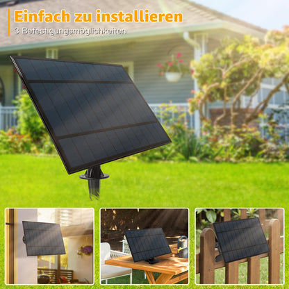 Ollny Solar Lichterkette Aussen 20 m, G40 LED, IP65, Fernbedienung