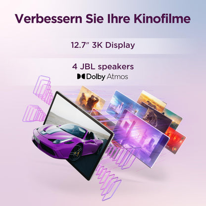 Lenovo Idea Tab Pro Tablet 12.7" 256GB Luna Grey - Android 14