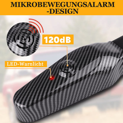 Tevlaphee Riegel Lenkradkralle mit Alarm 120dB – Silber