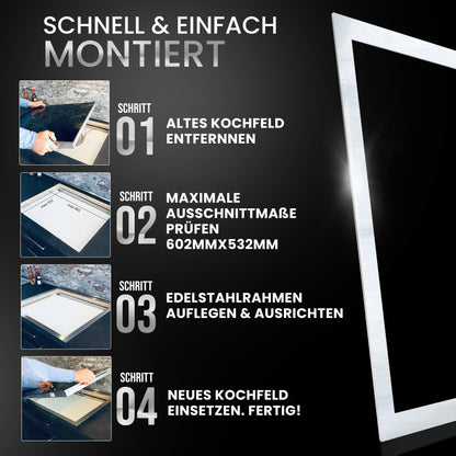 Kochfeld Adapterrahmen – Stabil & Passgenau zum Einbau