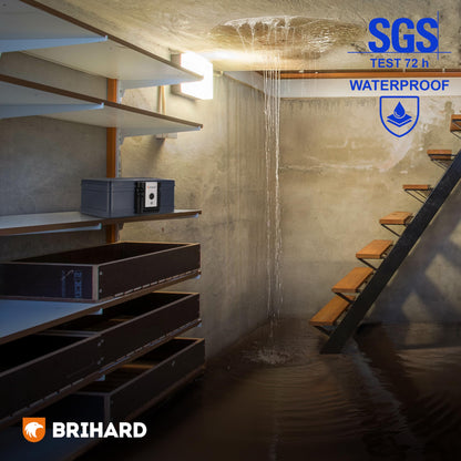 BRIHARD 2017 A4 Dokumentenbox - Feuerfest Wasserdicht