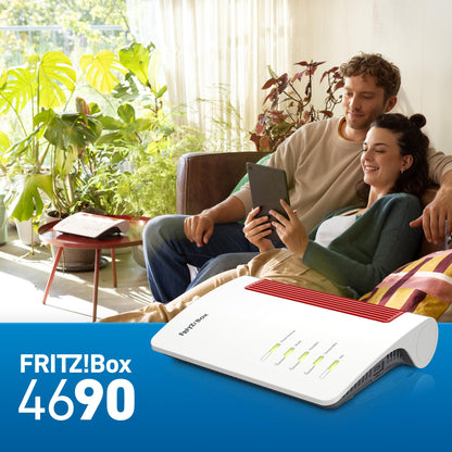 Fritz!Box 4690 Wi-Fi 7 Mesh Router mit 10 Gbit/s - Deutsch