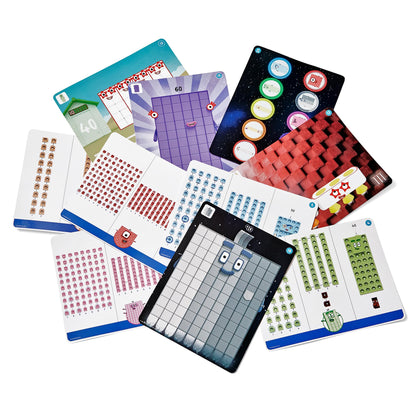 Learning Resources MathLink Cubes Numberblocks Heroes with Zeroes Set