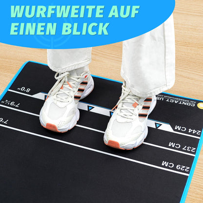 Turnart Dartmatte Classic mit Abwurflinie für Steeldart und Softdart