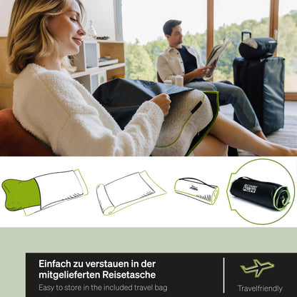 BLACKROLL® Recovery Pillow Nackenkissen - Set Jersey Anthrazit