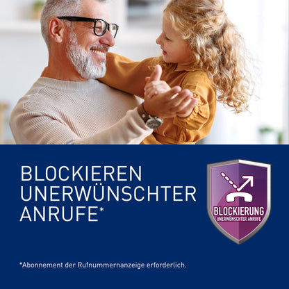 Panasonic KX-TG6864GB Schnurlostelefon 4 Mobilteile AB - Schwarz-Silber