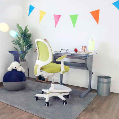 hjh OFFICE 736414 Kinder Schreibtischstuhl Kid Ergo Grün/Weiss