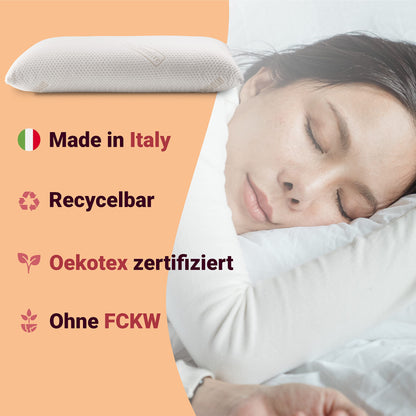 Salosan Nackenkissen Orthopädisch Memory-Schaum 80x40x12 cm