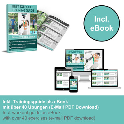 PULLUP & DIP Premium Turnringe Holz – runde Gymnastikringe Set