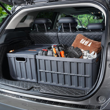 VEVOR Klappbox 65 L mit Deckel, faltbare Aufbewahrungsbox, 3er-Set