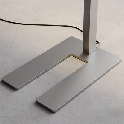 Arcchio LED Büro Stehlampe dimmbar Uplight/Downlight - silber