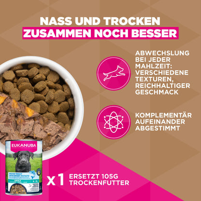 Eukanuba Hundefutter getreidefrei mit Fisch für grosse Rassen, 12 kg