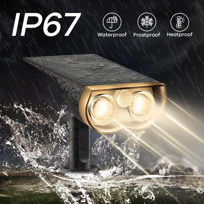 Linkind StarRay Solar LED Strahler mit Bewegungsmelder, 4 Stück