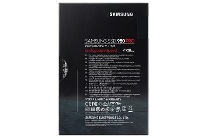 Samsung 980 PRO NVMe M.2 SSD PCIe 4.0 - 1 TB für Gaming
