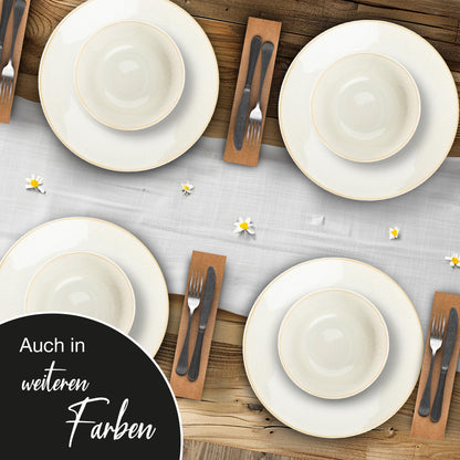 Moritz & Moritz SENSE 24-tlg. Geschirrset 6 Personen Grau