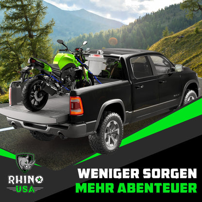Rhino USA Schwerlast Ratschengurt-Set 4er-Pack 4x2.4m – Blau