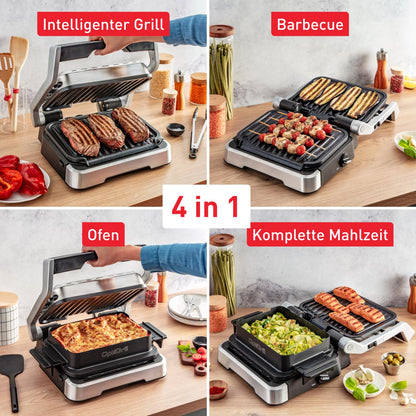 Tefal OptiGrill 4in1 Kontaktgrill mit Backschale - GC776D10