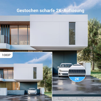 EZVIZ HP7 Video Türklingel Kit - 2K 2-Familien-Set mit Dual 7" Touch