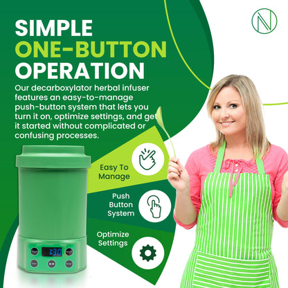 Nebula Boost Decarboxylator & Kräutermischer - Grün
