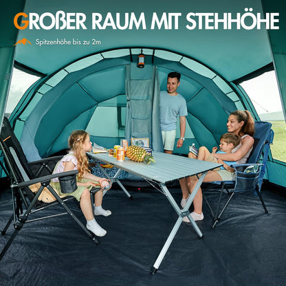 Portal Tunnelzelt Familienzelt - 6 Personen Stehhöhe