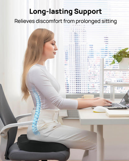 Feagar Hämorrhoiden Sitzkissen, orthopädischer Sitzring, Memory-Schaum