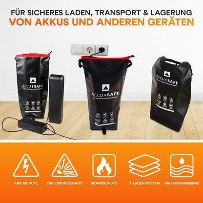 SELBST-SICHER Accu Safe XL feuerfeste E-Bike Akkutasche
