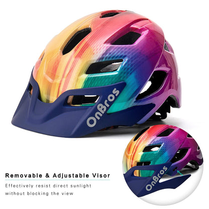OnBros Kinderfahrradhelm 50–57 cm, leicht und einstellbar