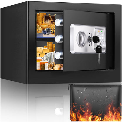 Digital Tresor 25L – Feuerfest, Möbeltresor mit Alarmanlage