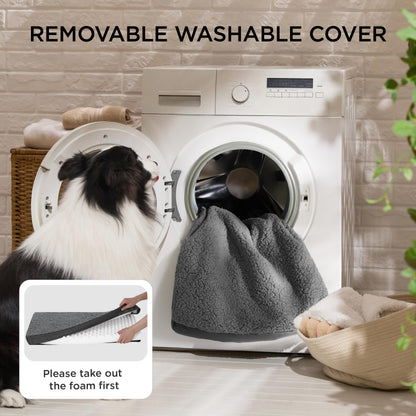 BEDSURE Orthopädisches Hundebett für kleine Hunde 76x51 cm dunkelgrau