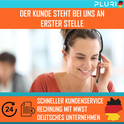 PLURI Premium Bodentürstopper Edelstahl – 10er Set zum Schrauben