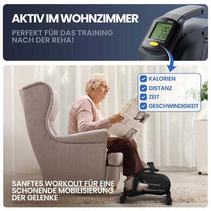 HELDENWERK Pedaltrainer PRO Set – TÜV/GS geprüft & leise