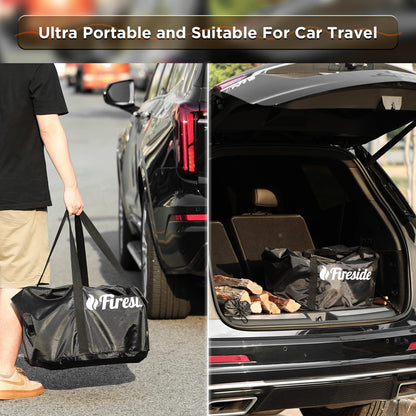 TURBRO 48.3 cm rauchfreie Outdoor Holz-Feuerstelle - Edelstahl